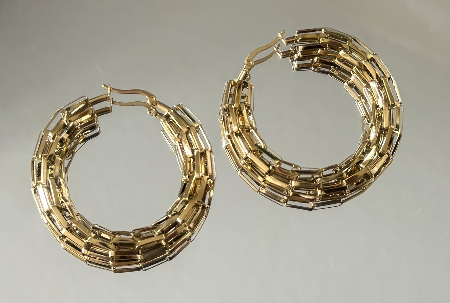 Desert Armor Hoops - BLING LAB