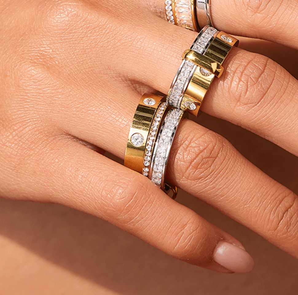 Luxe lock ring - BLING LAB