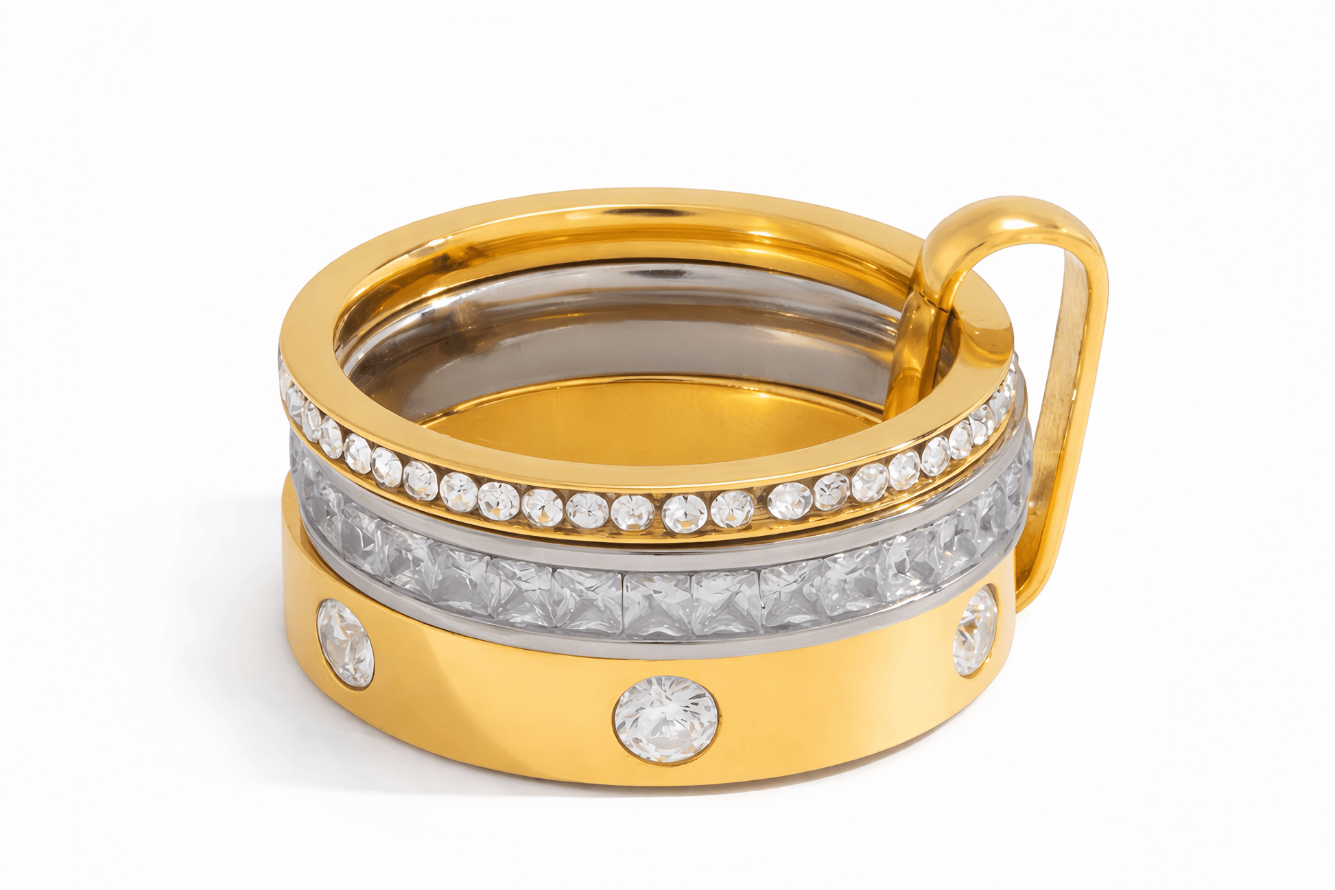 Luxe lock ring - BLING LAB