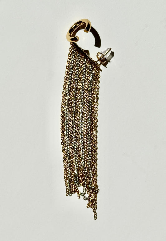 Statement Tassel Ear Cuff - BLING LAB